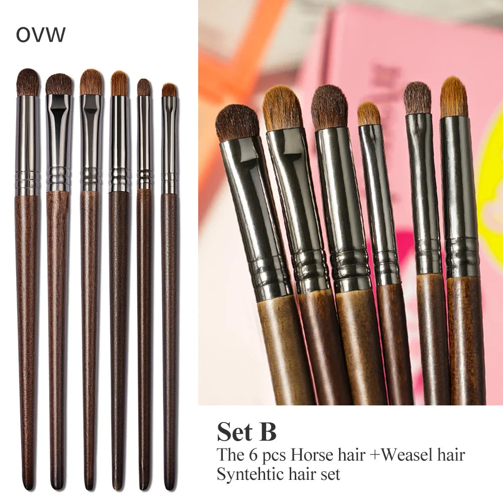 Effortless Blending Goat Hair Eye Makeup Brushes: Professional Results & Versatile Collection