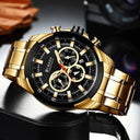 CURREN Men’s Luxury Chronograph Watch: Bold Waterproof Timepiece  ourlum.com   