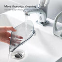 Leaf Shape Soap Dish: Automatic Drainage Shower Holder Blue Grey