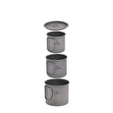 Lightweight Titanium Camping Mug - Durable Travel Cup 0.6L