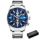 CURREN Men's Luxury Chronograph Quartz Watch with Waterproof Sport Design  ourlum.com S BE Box  