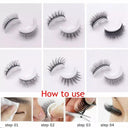 Self-Adhesive 3D Mink Eyelash Extension Kit Reusable Flexible