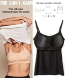 Adjustable Cotton Cami with Shelf Bra Women's Tank Top