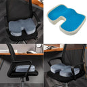 U-Shape Gel Memory Foam Chair Cushion for Summer Comfort