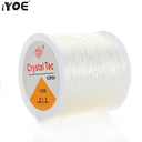 Crystal Clear Elastic Thread Jewelry Making Kit for Bracelets