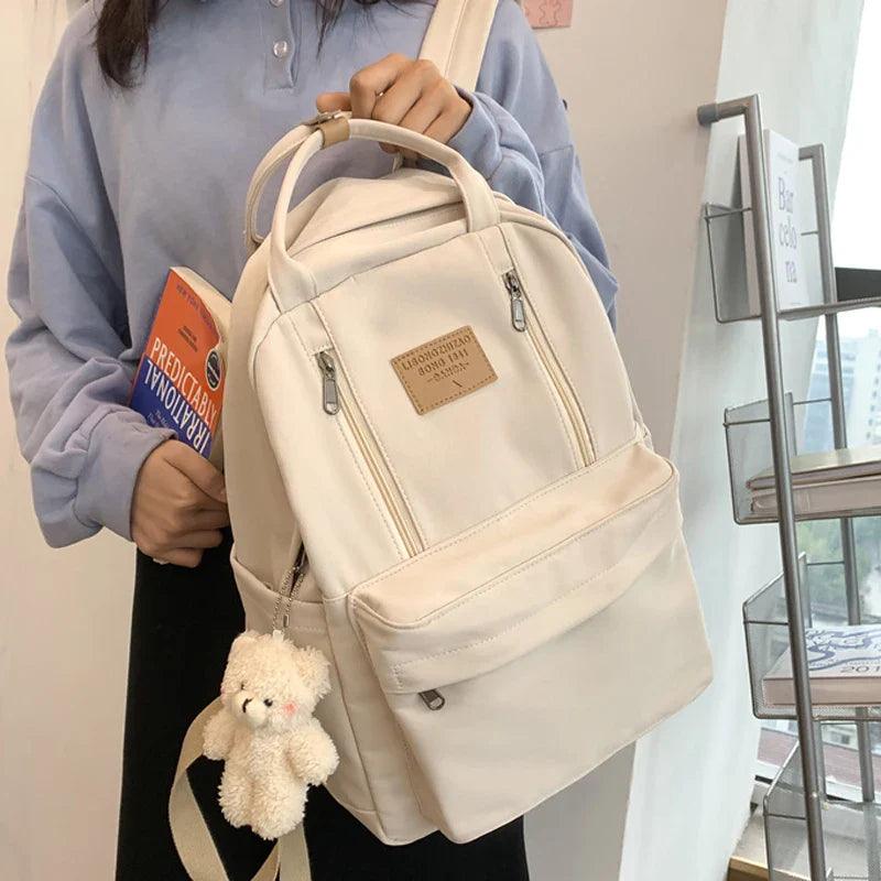 DIEHE Waterproof Multifunctional Backpack for Teenage Girls - Stylish High-Quality School Bag