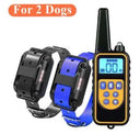 800m Waterproof Anti Bark Dog Training Collar with Remote Control  ourlum.com For 2 dogs blue US Plug United State