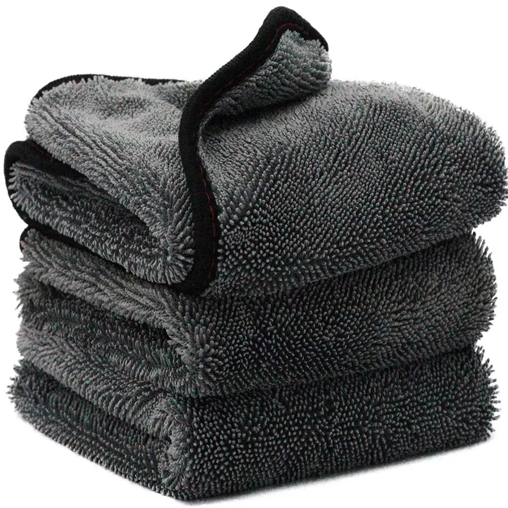 Microfiber Twist Car Wash Towel: Ultimate Car Cleaning Essential  ourlum.com 40x40cm  