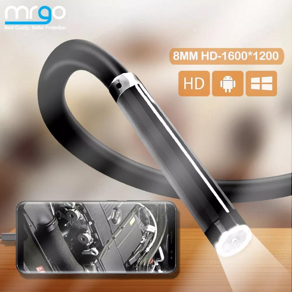 Endoscope Camera: Waterproof Inspection Tool with LED Lights  ourlum.com Soft Cable 1m 