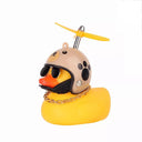 Duck Helmet Bike Car Ornament Fun Yellow Duck Accessory