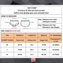 Brazilian Cotton Panties Set V Waist G-String Lingerie Set