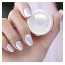 Aurora Chrome Nail Art Kit: Radiant Glitter & Mirror Pigment