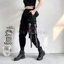 Women Cargo Pants 2023 Harem Fashion Punk Jogger Trousers