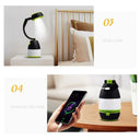 ZK20 Multi-function LED USB Rechargeable Camping Light/ Lamp Outdoor Hiking Home 3 in1 Flashlight Table Desk Lamp Power Bank  ourlum.com   