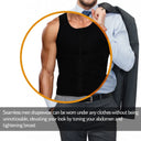 Men's Slimming Waist Trainer Vest Sauna Effect Shapewear