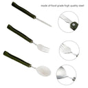 Stainless Steel Portable Folding Cutlery Set with Spork and Knife