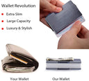 Casekey Mens Slim Wallet with Money Clip RFID Card Holder