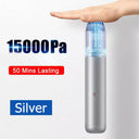 Baseus Car Vacuum: Wireless Handheld Cleaner with LED Light  ourlum.com Silver 15000Pa  