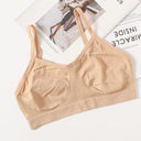 Sleek Seamless Push-Up Tube Top Bra for Women - Comfort and Style Combo  Our Lum no pad beige L 