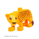 Big Farm Animals Building Blocks Set: Creative Educational Toy Blocks  ourlum.com Leopard  