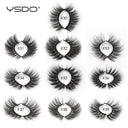 YSDO Wholesale False Lashes 4/10/20/30/50/100 Pairs 3D Mink Lashes Natural Soft Fluffy Eyelashes Volume Makeup Faux Cils In Bulk