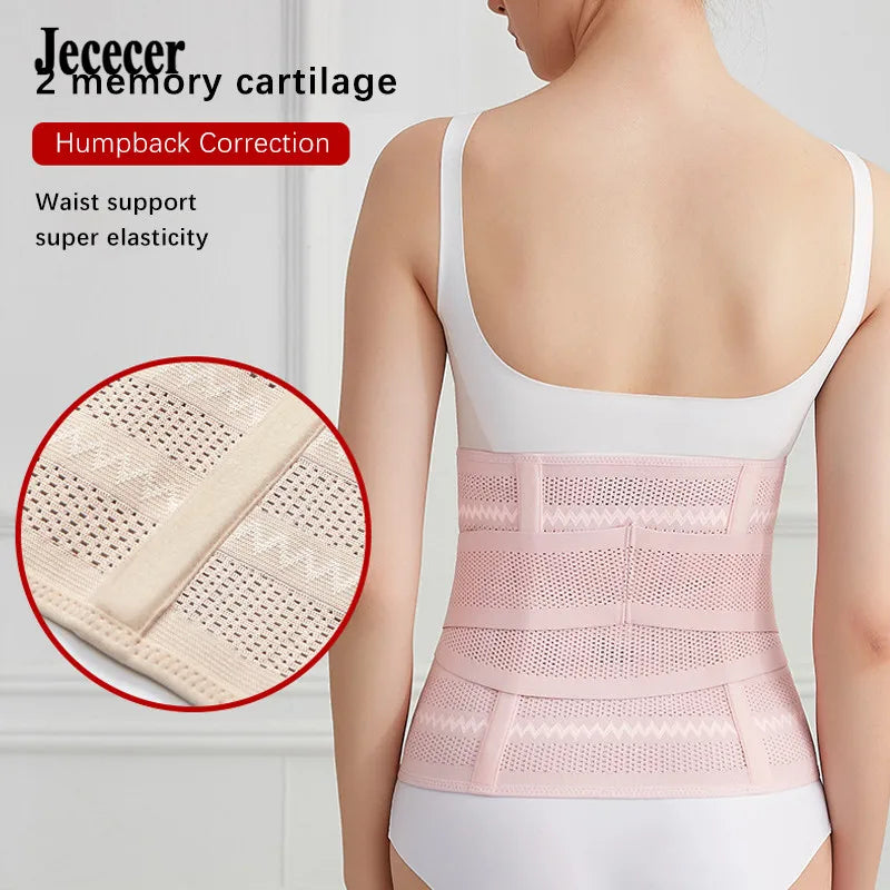 Postpartum Waist Trainer Girdle - Slimming Support Corset for New Moms