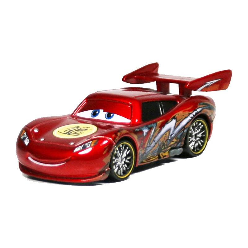 Lightning McQueen Mater Sheriff Alloy Metal Model Car - Disney Pixar Cars 2 3 Toy 1:55 Scale Vehicle for Boys  ourlum.com   