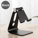 Adjustable Metal Tablet Stand: Enhanced iPad & Tablet Holder - Versatile Functionality  ourlum.com Black  