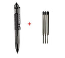 Z30 Tactical Pen: Premium Self Defense Tool with Glass Breaker - Survival Essential  ourlum.com 1 black x 3 refill CHINA 