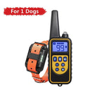 Advanced Waterproof Electric Dog Training Collar with Remote Control - Adjustable Shock Vibration Sound  ourlum.com For 1 dog Orange US Plug United State