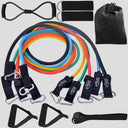 Versatile 12-Piece Resistance Bands Set for Home Fitness