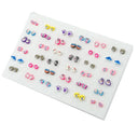 Women Acrylic Crystal Stud Earrings Set: Trendy Small Studs for Fashionable Women  ourlum.com 25  