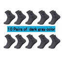 Chic Breathable Cotton Socks for Men 20 Pair Comfort Set