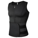 Mens Waist Trainer Vest Slimming Body Shaper Workout Tank