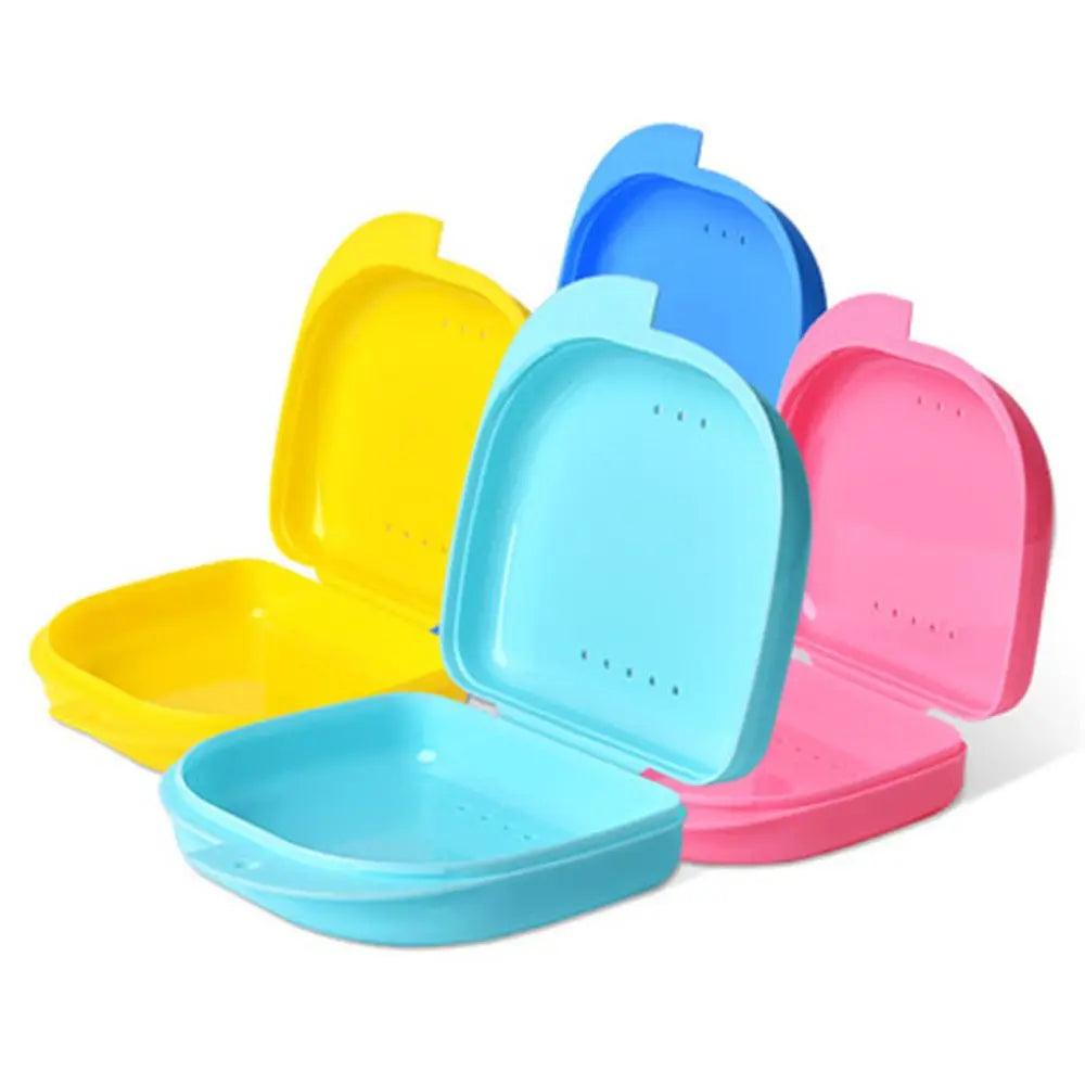 New Dental Appliance Supplies Tray Health Care Braces Case Mouth Guard Container Denture Storage Box Oral Hygiene  ourlum.com   