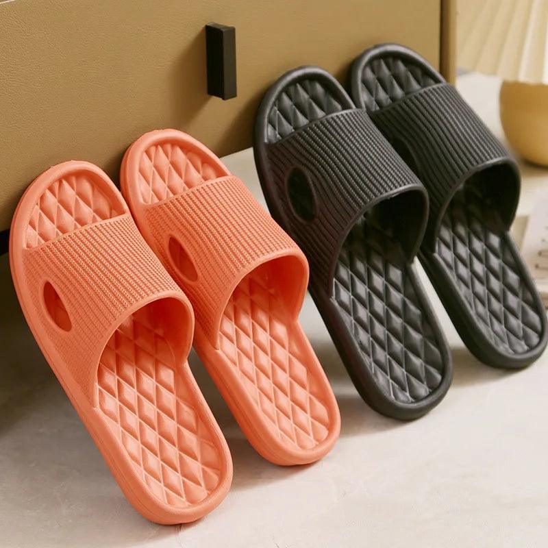 Summer Waterproof Home Slippers for Men and Women - Lightweight Skid-Proof Indoor Sandals  ourlum.com   