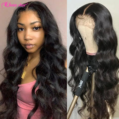 Brazilian Body Wave Lace Front Wig - 100% Human Hair, Luxurious and Versatile Style