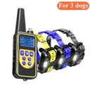 800m Waterproof Anti Bark Dog Training Collar with Remote Control  ourlum.com For 3 dogs 1 US Plug United State