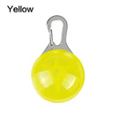 LED Glow Safety Dog Collar: Bright Night Light for Pets  ourlum.com Pendant Yellow XS 28-38 cm 