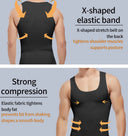 Men's Slimming Body Shaper Corset Vest Shirt Compression