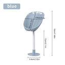 Leaf Shape Soap Dish: Automatic Drainage Shower Holder Blue Grey