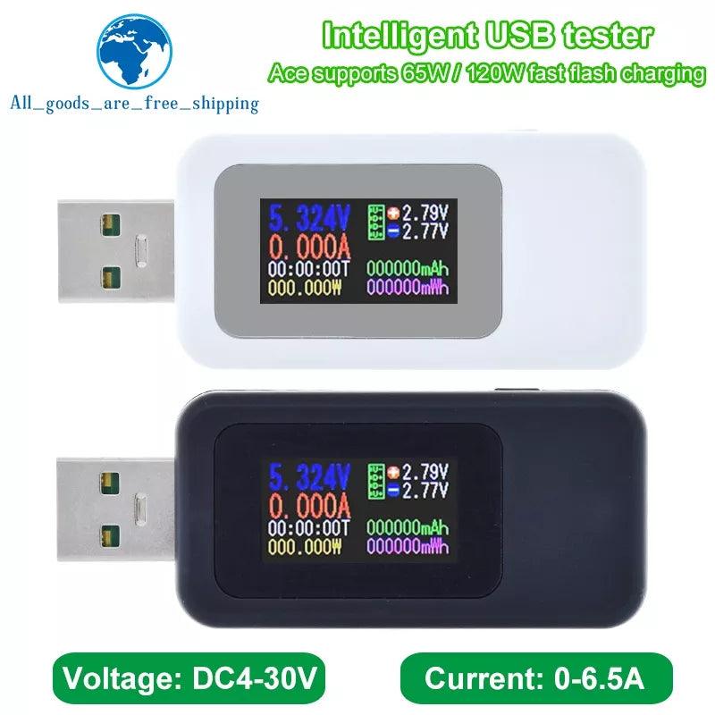 USB Tester Digital Voltmeter Current Voltage Meter Power Bank Charger Indicator  ourlum.com   