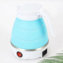 saengQ Travel Household Folding Kettle 600ml Portable Silicone Steel