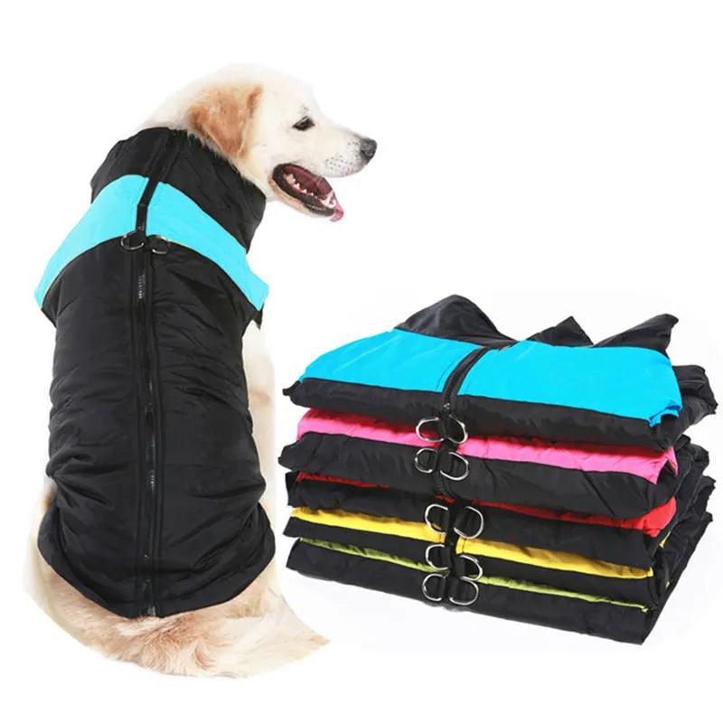 Winter Waterproof Dog Vest Jacket: Cozy Zip Coat for Small to Large Dogs  ourlum.com   