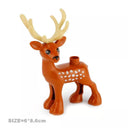 Big Farm Animals Building Blocks Set: Creative Educational Toy Blocks  ourlum.com Male Sika Deer  