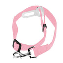 Adjustable Pet Car Seat Belt Harness for Small to Medium Dogs - Travel Safety Leash Clip - Choose from 13 Vibrant Colors  ourlum.com Pink  