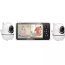 5-Inch HD Video Baby Monitor with Dual Cameras and Lullabies