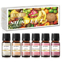 EUQEE 6pcs Set Fragrance Oil Gift Kit For Diffuser Oils