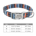 Personalized Nylon Dog Collar with Free Engraving: Stylish & Safe Pet Accessory  ourlum.com 217HBLUE1 S 