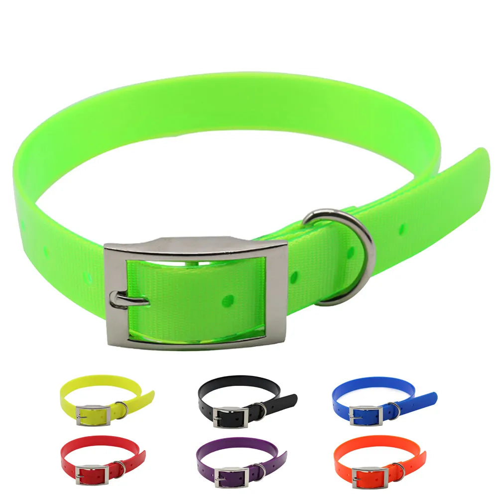 Nylon Dog Collar & TPU Leash Set: Stylish, Waterproof, Adjustable Sizes & Colors  ourlum.com   